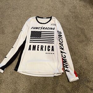 Fast house Racing Jersey with American Flag